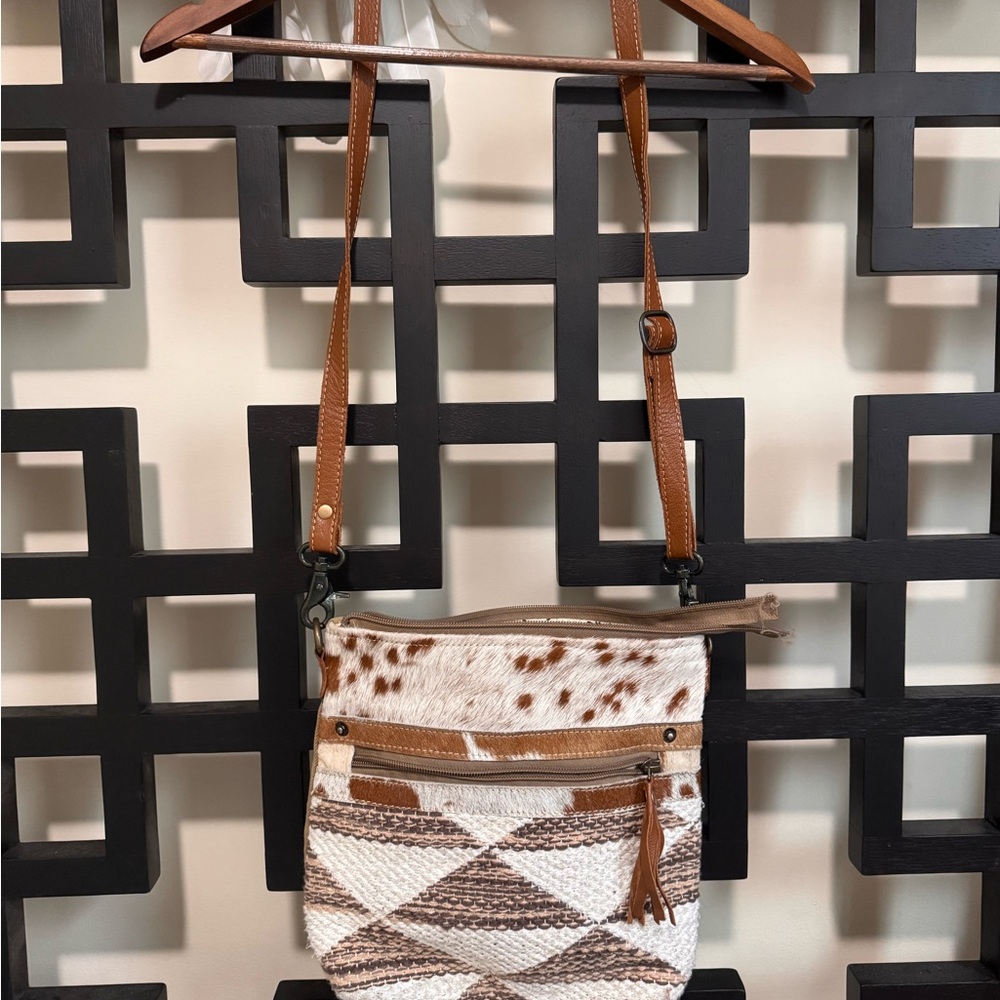 Myra Bag Dusky Triangles Small & Crossbody Bag
